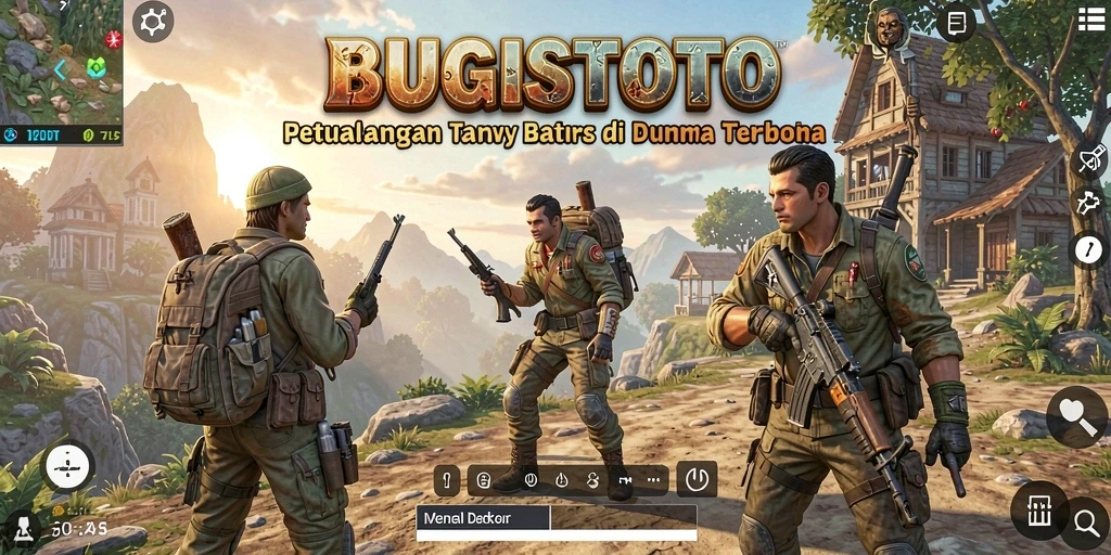 Tampilan gameplay seru dan interaktif dalam dunia terbuka BUGISTOTO.