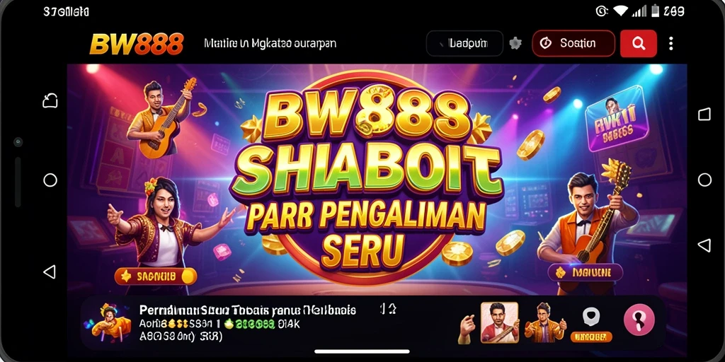 Tampilan slot BW888 yang menarik dan penuh warna.