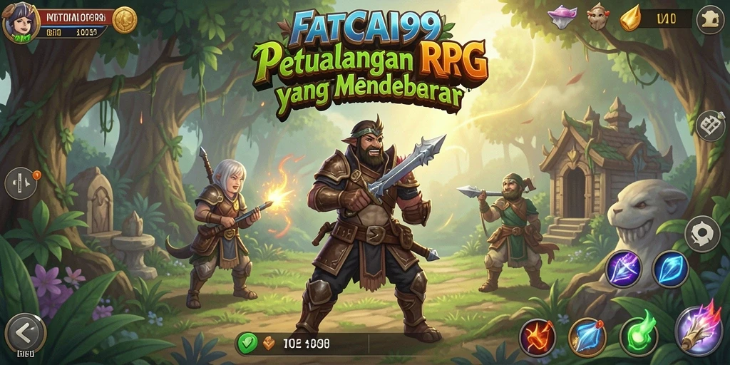 Tampilan gameplay RPG yang menakjubkan di FATCAI99.