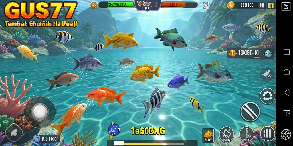 Tampilan gameplay GUS77 yang seru dan penuh aksi Tembak Ikan.