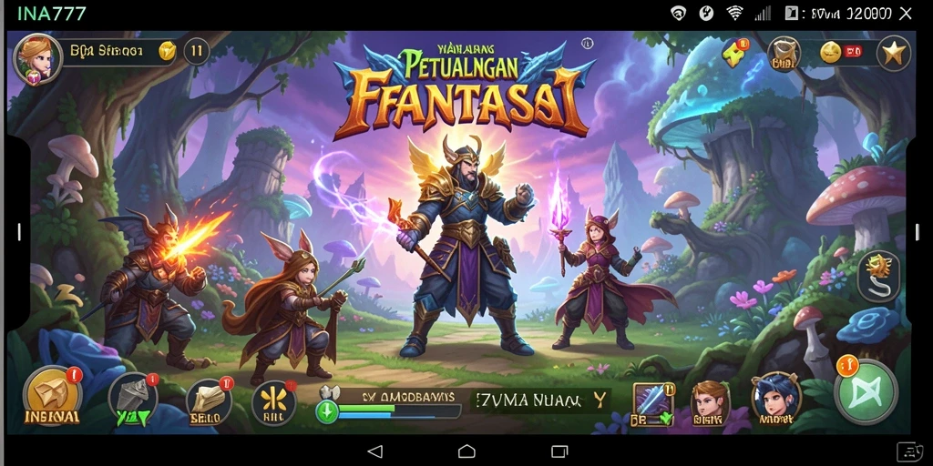 Tampilan gameplay INA777 yang menampilkan pertempuran strategis dan grafik yang menarik.