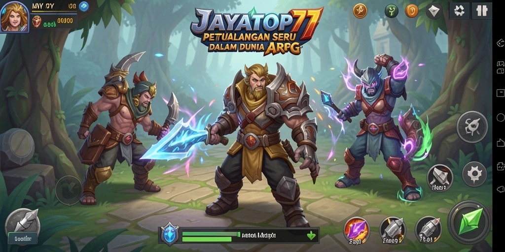 Screenshot menampilkan aksi gameplay ARPG yang seru