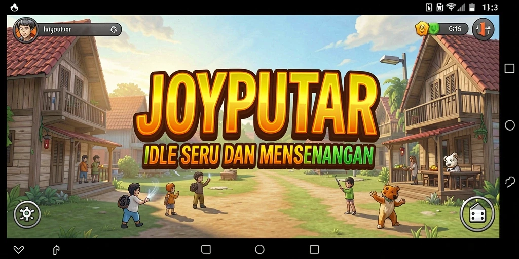 Tampilan gameplay JOYPUTAR yang menawan dan interaktif.