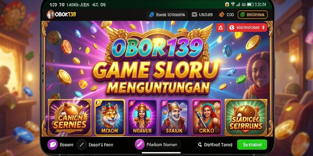 Tampilan menarik dari gameplay OBOR138 yang penuh warna dan keseruan.