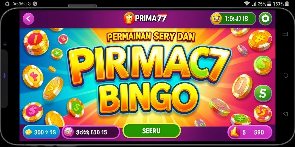 Tampilan seru gameplay Bingo di PRIMA77.