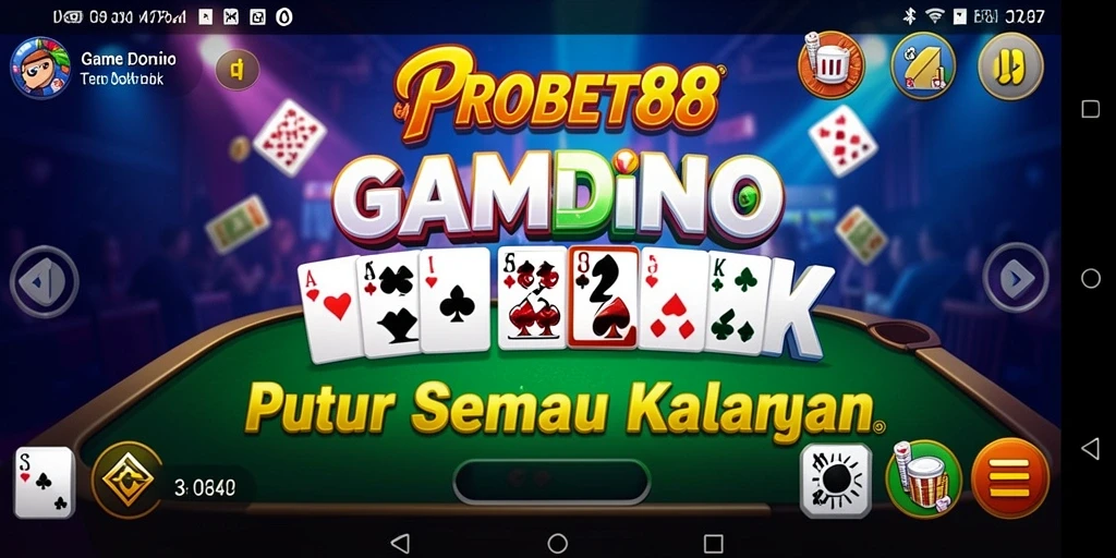 Tampilan menarik gameplay Domino di PROBET88.