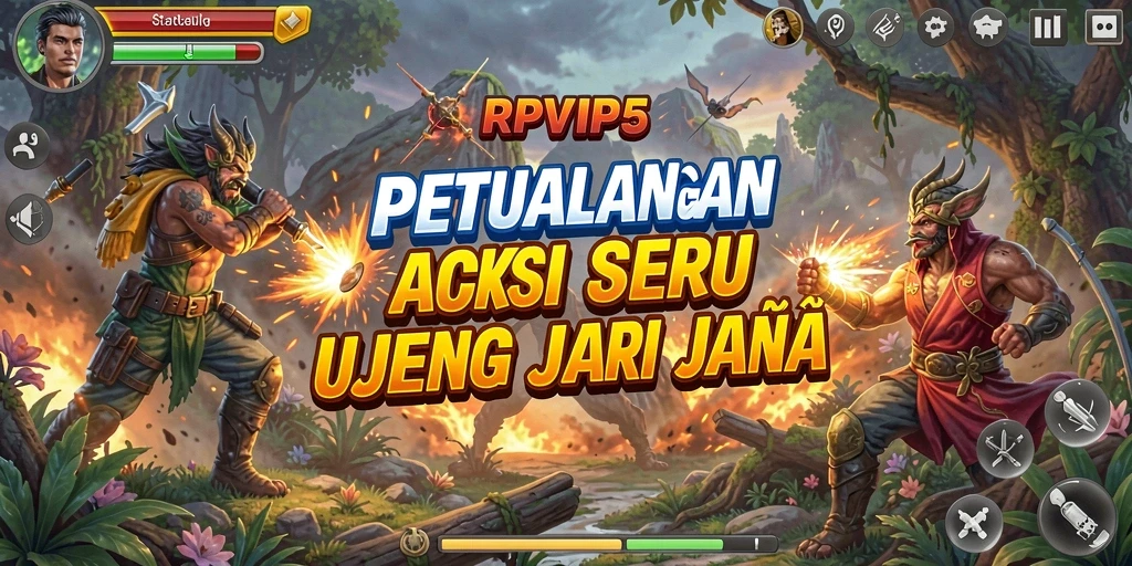 Screenshot RPVIP5 yang menunjukkan aksi mendebarkan dalam gameplay.
