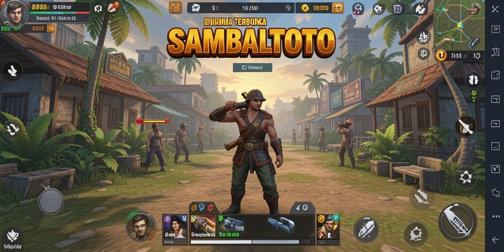 Tangkapan layar menunjukkan gameplay menakjubkan dari dunia terbuka SAMBALTOTO.