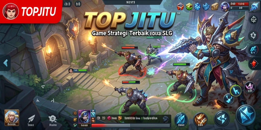 Tampilan gameplay yang menarik di dunia SLG.