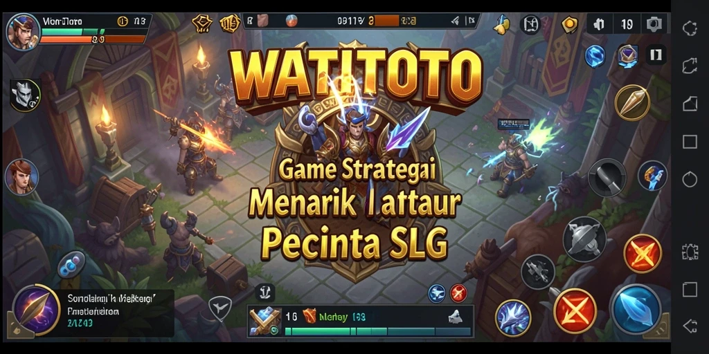 Screenshot gameplay yang menunjukkan strategi dalam WATITOTO.