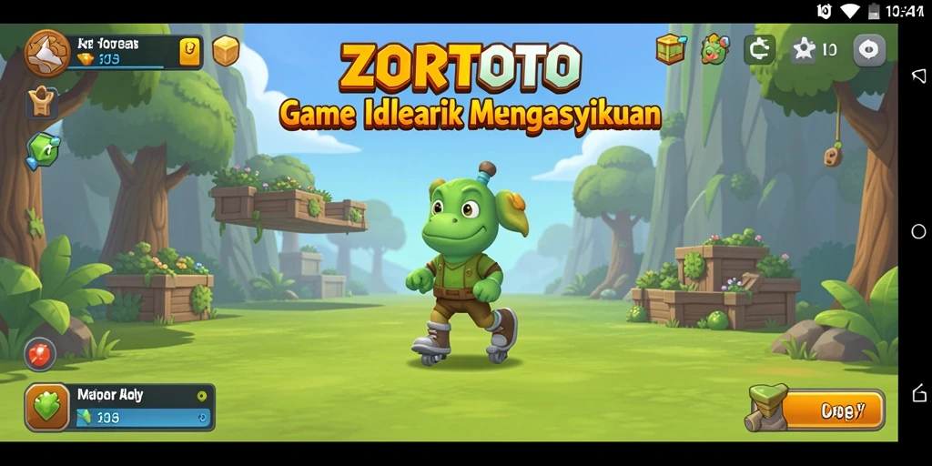 Tampilan gameplay ZORTOTO yang menarik dan interaktif.
